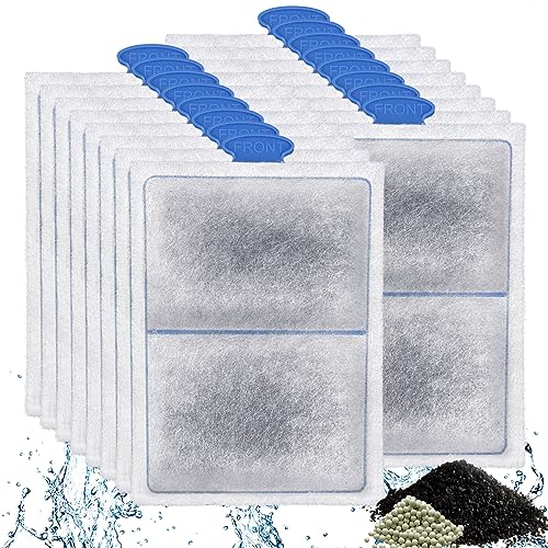 16 Pack PF L Fish Tank Filter Cartridges Compatible with PF20 (16 Count)