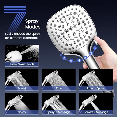 Filtered Shower Head with Handheld