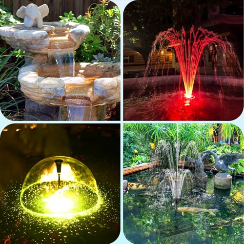 RGB Pond Filter with Pump Fountain Kits