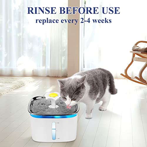 32 Pcs Cat Water Fountain Replacement Filters (32 Count)