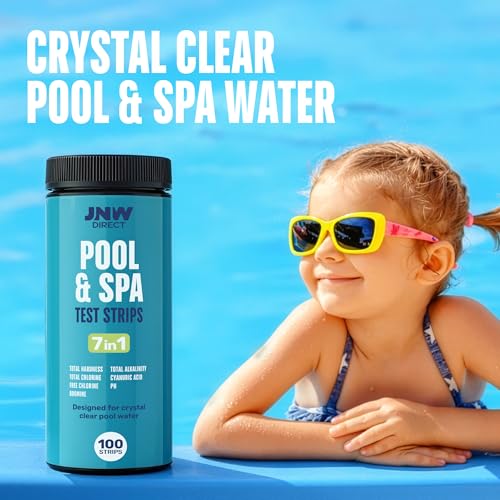 Pool Test Strips for Pools and Spas (100 Count)