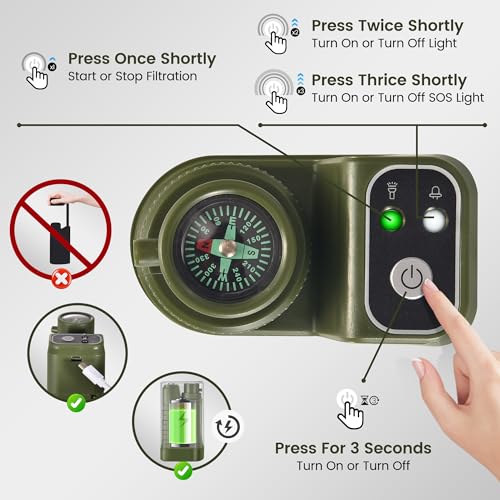 Electric Portable Water Filter Survival