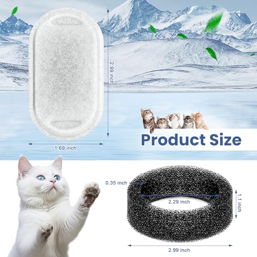 Cat Water Fountain Filter Replacement (16 Count)