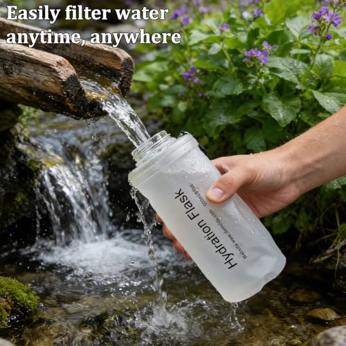 700ml Collapsible Water Filter Bottle
