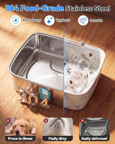 4Gal 15L Large Dog Water Fountain