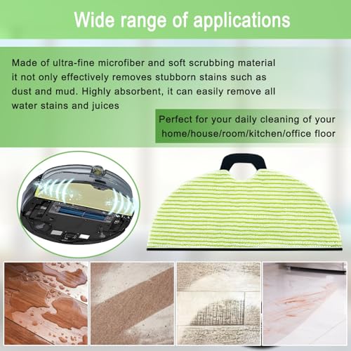 8 Pack RV2610WA Vacuum Mop Replacement Pads for Shark RV2610WA AV2610WA RV2620WD AV2620WD RV2610WD RV2610WD RV2610WFUS RV2410WD AI Ultra 2