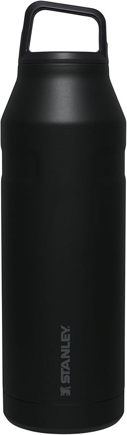 Stanley IceFlow Cap and Carry Water Bottle | Wide Mouth Twist Lid | Lightweight & Leakproof for Travel & Sports | Insulated Stainless Steel | BPA-Free