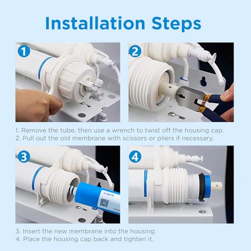 100 GPD RO Membrane Filter Replacement