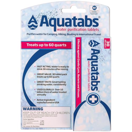 49mg Water Purification Tablets (30 Count)