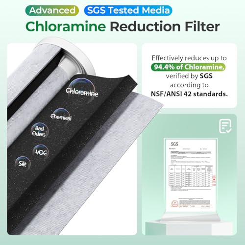 Chloramine & Heavy Metals Whole House Water Filter System