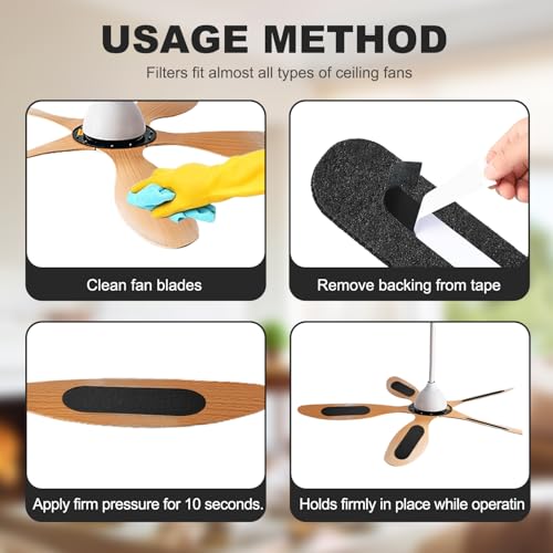20 Pack Ceiling Fan Filters