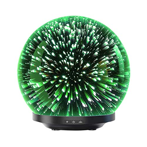 Essential Oil Diffuser Arise 200ml Colorful LED 3d light effect Glass Diffuser – Cool Mist
