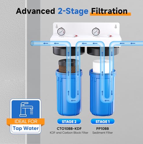 2 Stage Whole House Water Filtration System