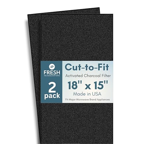Activated Carbon Microwave Charcoal Filters (2 Count)
