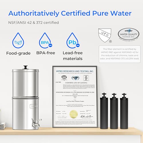 TK AE Gravity Water Filter System