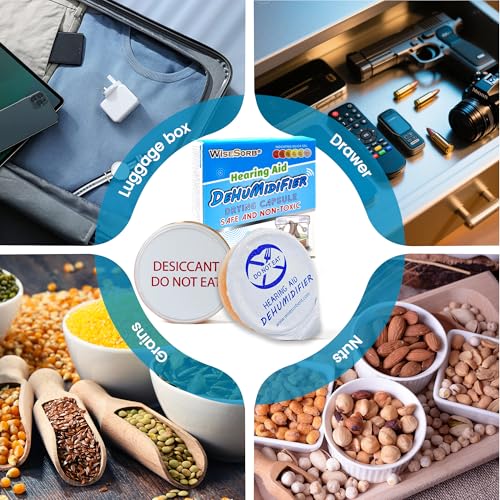30 Gram 5 Packs Silica Gel Desiccant Canister
