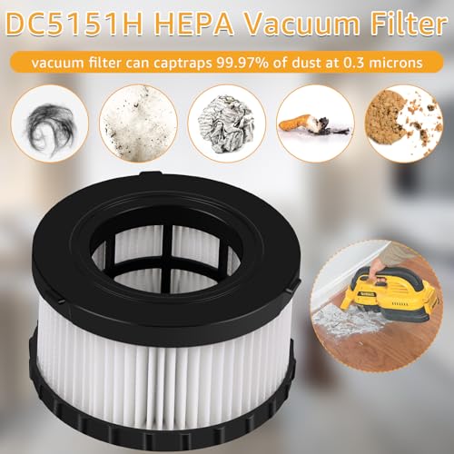 4 Pack DC5151H HEPA Filter Replacement (4 Count)