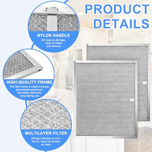 BPS1FA30 99010299 Allure Range Hood Filter fit BPS2FA30 99010305 (4 Count)