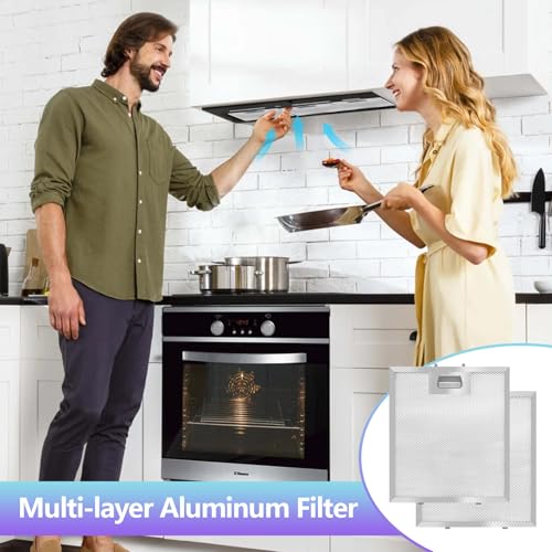 2 Pack S97018029 Range Hood Filter Replacement