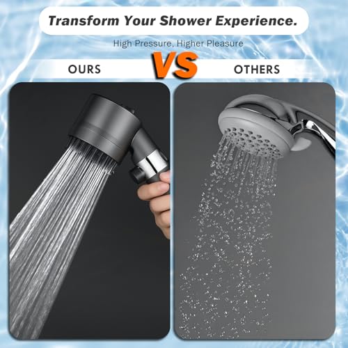 Filtered Shower Head with Handheld (4 Count)