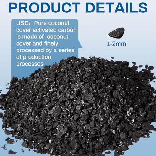 6.6 Lbs Activated Charcoal Bulk Coconut Granular Carbon 10