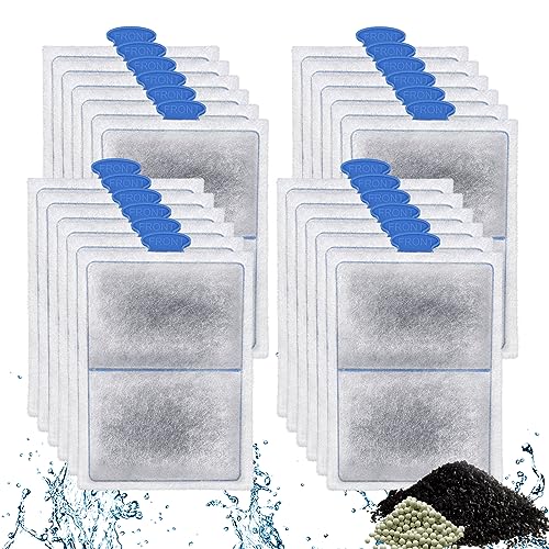 24 Pack PF L Fish Tank Filter Cartridges Compatible with PF20 (24 Count)