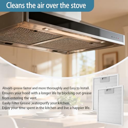 SB08087294 Range Hood Filter Compatible with Broan 11.75" x 9.40" 2 Pack (2 Count)