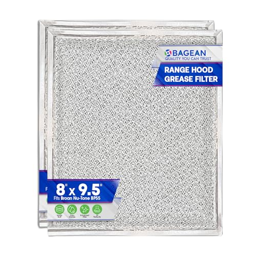 Stove Vent Filter 8x9.5" BP55 Fits Nutone & Broan Range Hood Filter (2 Count)