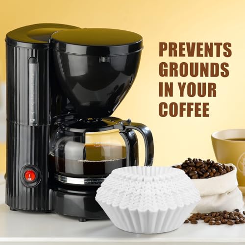 500 Pcs Extra Large Coffee Filters Disposable White Commercial Paper Filters for Coffee Brewing (500 Count)