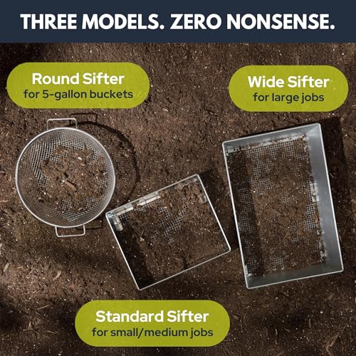 Round Soil Sifter