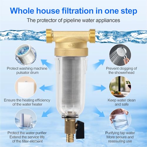 Whole House Spin Down Sediment Water Filter 3