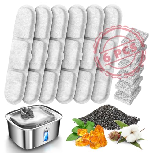 Dog Water Fountain for Large Dogs (6 Count)