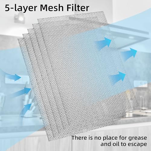 S99010430 002 Range Hood Aluminum Mesh Filter (2 Count)