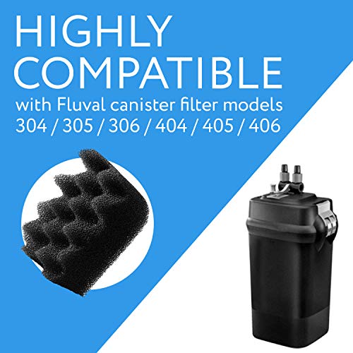 Aquarium Filter Foam Replacement (4 Count)