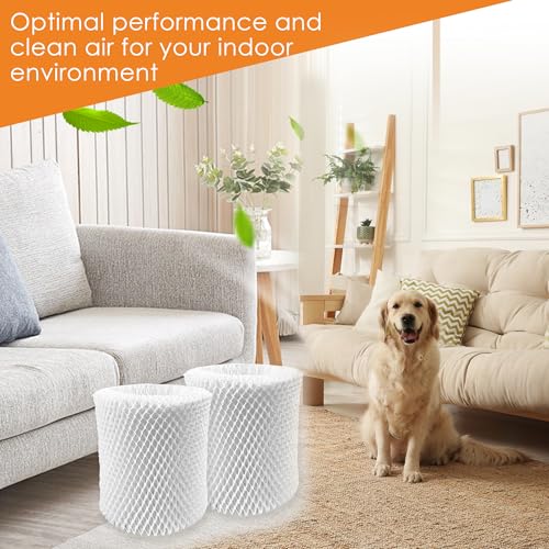 Smilefil 2 Pack Large Room Humidifier Filters Replacement Wick Filters Compatible with Canopy Humidifier Plus ONLY （5.5L）