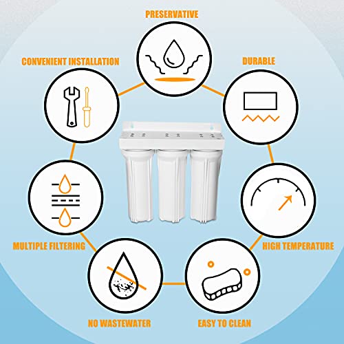 External RV Filter System RV Water Filter Store System Install with Bracket