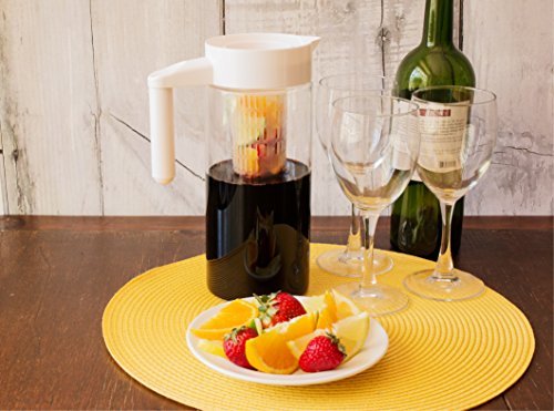 Premium Glass Water Pitcher with Fruit Infuser