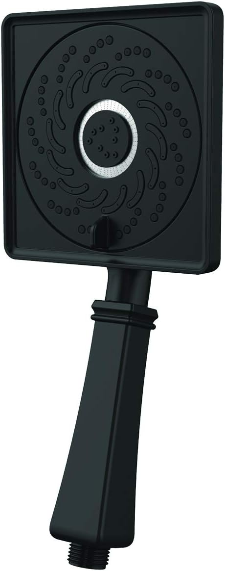 Speakman VS-5002-MB-E15 Rainier Exhilaration High Pressure Hand Held Shower Head, 1.5 GPM, Matte Black