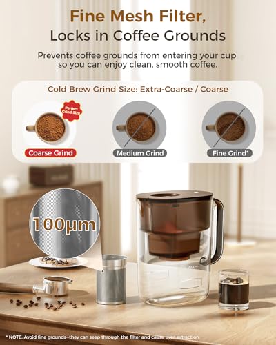 PT 10 Cold Brew Coffee Maker with 1 Magnesium Water Filter