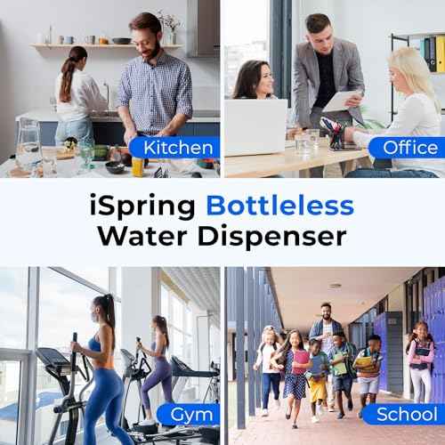 Bottleless Water Cooler Dispenser with 4