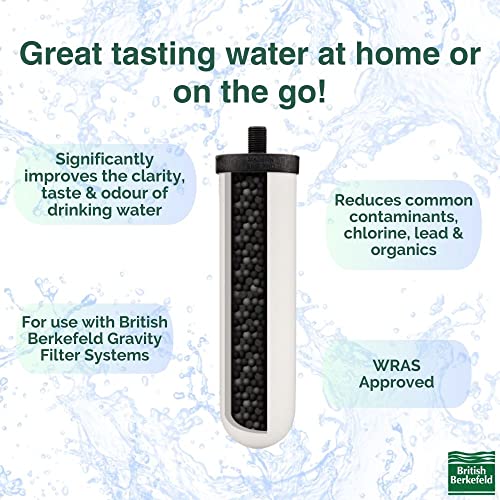 British Berkefeld Doulton Water Element Candle Compatible with Berkey Water Filter Replacement for BB9