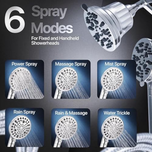 Dual Filtered Shower Head Combo