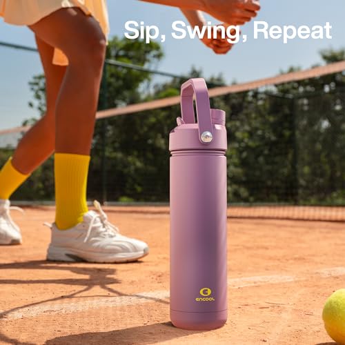 Insulated Water Bottle with Straw Stainless Steel Water Bottle