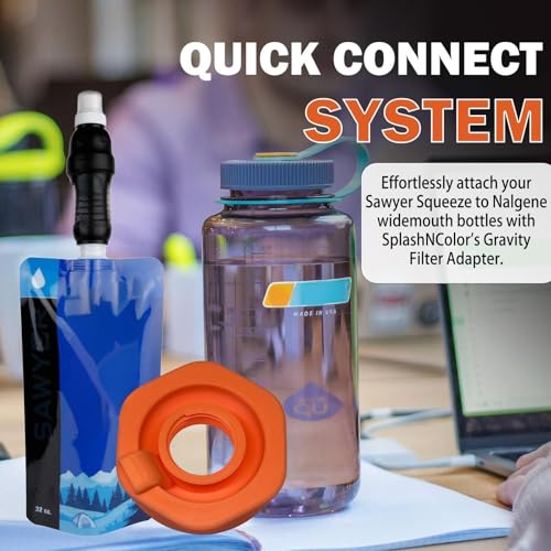 Compatible with Nalgene Wide Mouth Bottles