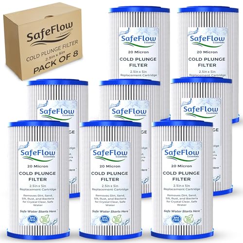 5" x 2.5" Cold Plunge Filter 20 Micron (8 Count)