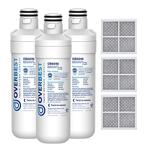 LT1000PC Refrigerator Water Filter and Air Filter (6 Count)
