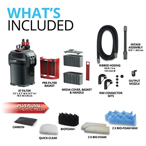 107 Perfomance Canister Filter for Aquariums up to 30 Gallons