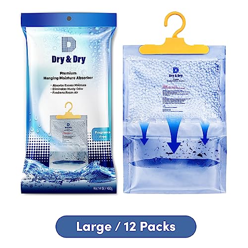 Premium Moisture Absorbers Dehumidifiers for Home (12 Count)