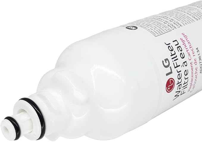 LG LT800P2 6-Month / 200 Gallon Refrigerator Replacement Water Filter, 2 Count (Pack of 1), White