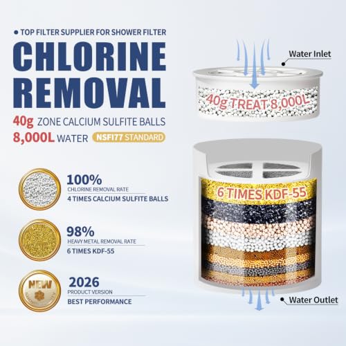 Shower Head Replaceable Filter Cartridge